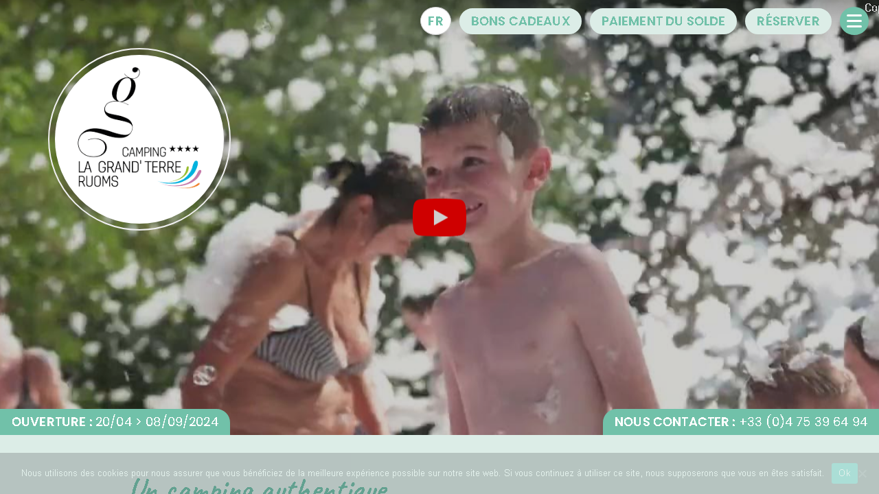 Capture d'écran de https://www.campinglagrandterre.com/fr